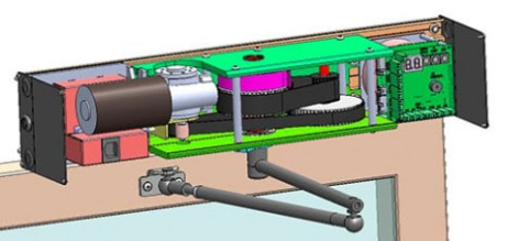 完美的自動(dòng)門(mén)電機(jī)減速機(jī)，用于運(yùn)動(dòng)控制和精度的減速器(圖1)