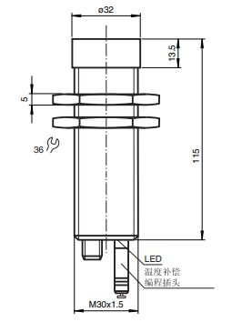 超聲波傳感器UCC1000-30GM-IUR2-V15(圖2)