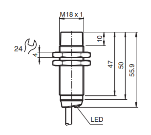 電感式傳感器NBN12-18GM50-E0(圖2)