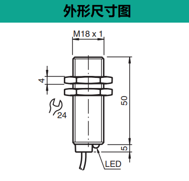 電感式傳感器NBB8-18GM50-E2-M(圖2)