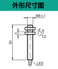 電感式傳感器 NBB2-8GM50-E2(圖3)