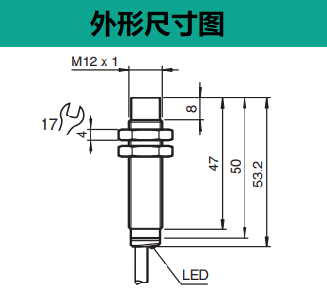 電感式傳感器 NBN8-12GM50-E2(圖2)