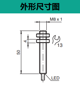 電感式傳感器 NBB2-8GM50-E0(圖2)