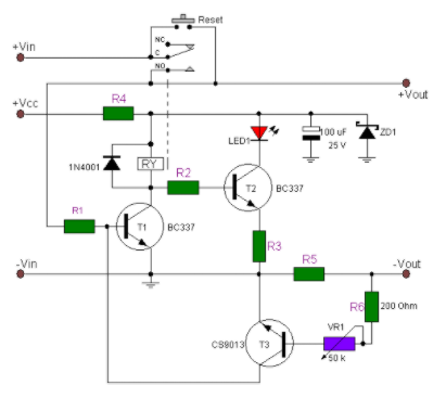 電氣設(shè)備控制電路中的短路、過(guò)流和過(guò)流保護(hù)電路特性(圖3)