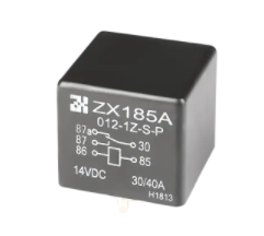 汽車(chē)?yán)^電器阻塞如何實(shí)現(xiàn)的連通，汽車(chē)?yán)^電器基本結(jié)構(gòu)部件(圖1)