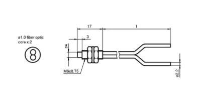 光纖漫反射光電傳感器附件KLR-C02-2,2-2,0-K70(圖4)