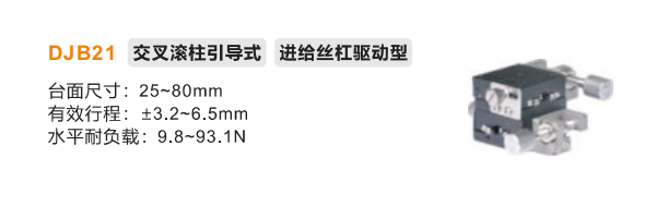 標(biāo)準(zhǔn)型EJB21/DJB21手動位移滑臺(圖2)