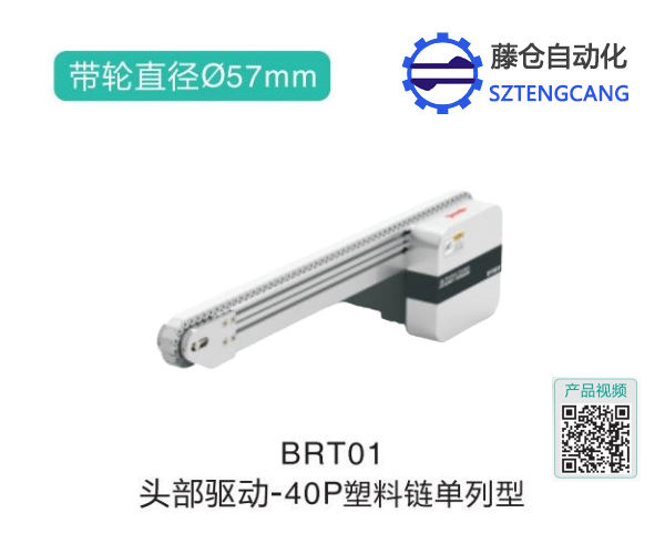 皮帶輸送機(jī)頭部驅(qū)動(dòng)塑料鏈單列型BRT01