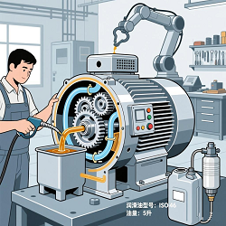 平面二次包絡減速機換油時，如何清理蝸桿齒間殘油？