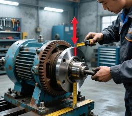 減速機齒輪箱與電機法蘭如何改造對齊找平？