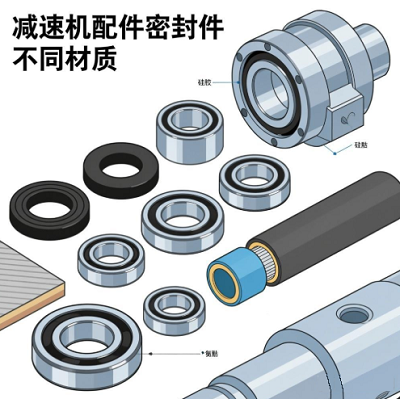減速機(jī)配件密封件不同材質(zhì)，適配的工況范圍如何劃分？