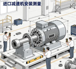 進(jìn)口減速機(jī)安裝基準(zhǔn)的精準(zhǔn)測量方法有哪些？(圖1)