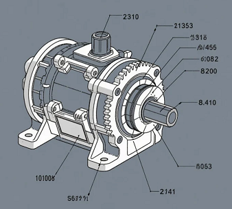 起重機(jī)減速機(jī)鋼絲繩卷筒連接對中校準(zhǔn)？(圖1)