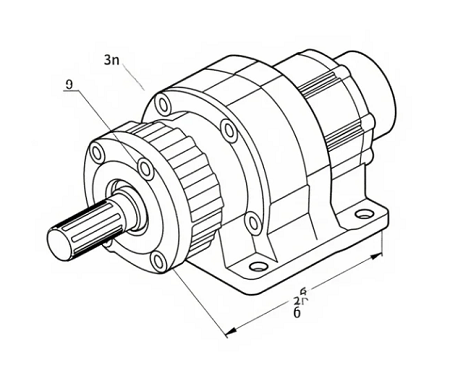 三菱減速機扭力臂，安裝鎖緊力矩精準把控(圖1)