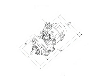 微型蝸輪減速機(jī)狹小空間簡化裝配調(diào)試(圖1) 微型蝸輪減速機(jī)狹小空間簡化裝配調(diào)試(圖1)